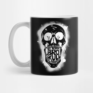 Broskull Logo V.1 Black on White Mug